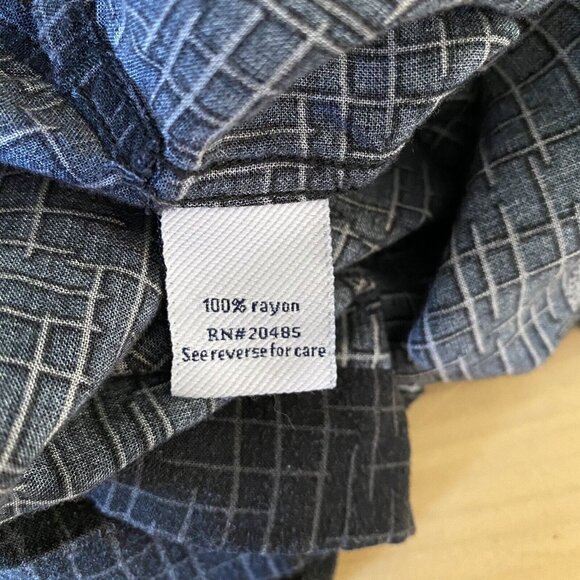 Croft & Barrow Hawaiian Shirt Mens Size Medium Tropical Palm Trees - Picture 4 of 7